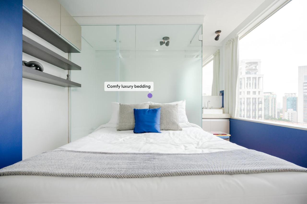 Апартаменты Ap Com Academia, Piscina E Sauna No Predio, Proximo A Faria Lima - Vila Olimpia Сан-Пауло Экстерьер фото